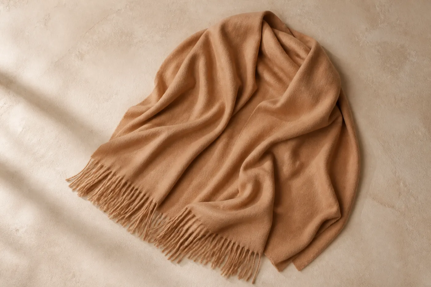 The Fringed Wool Stole