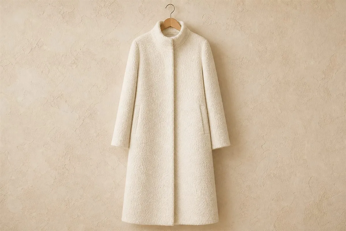 The Long Bouclé Coat